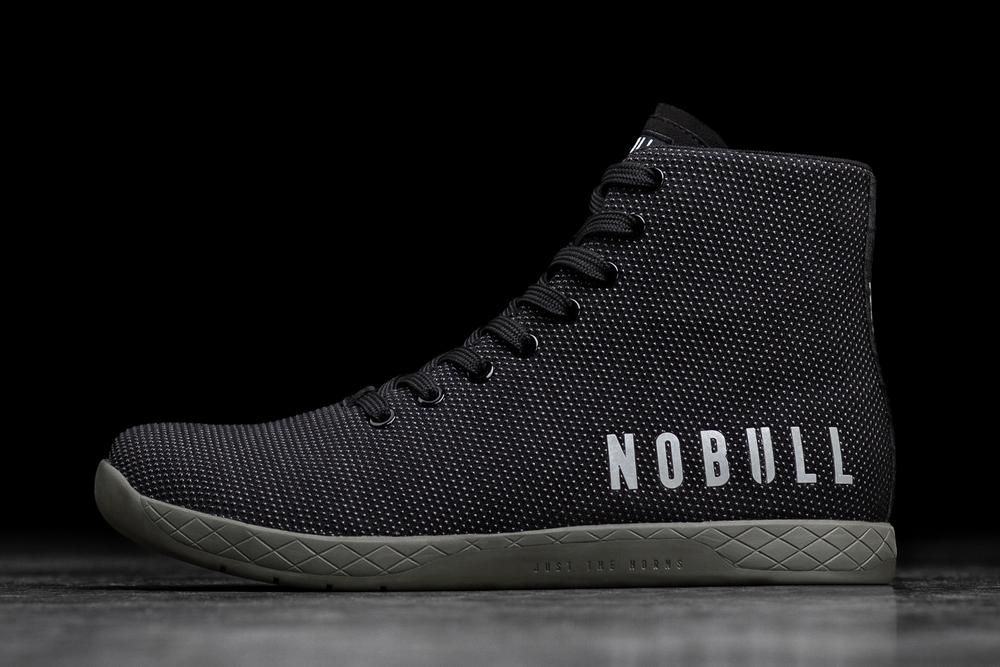 NOBULL Women's High-Top Training Shoes - Black Ivy - Ireland (9175LNPXG)